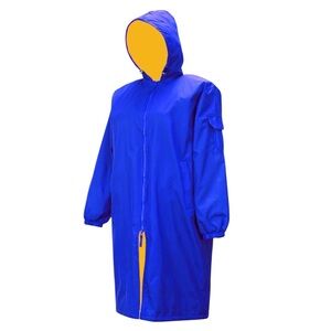 Adoretex Adult Swim Parka Royal Blue Yellow Inner Lining Unisex Size S